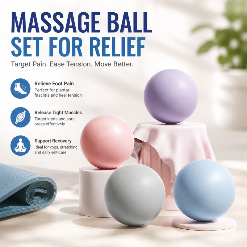 Pilates Ball Mini - Siliconen Fitness Fascia Ball Solid Massage