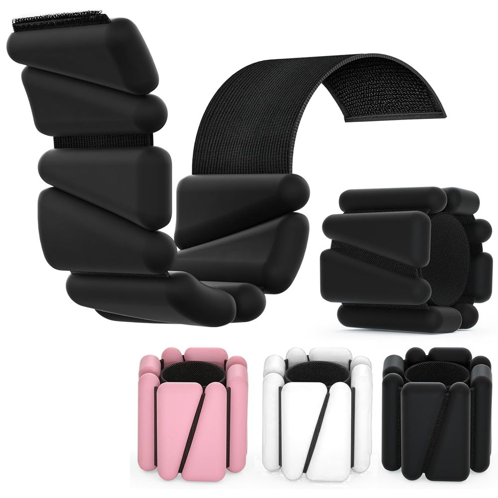 Pilates Yoga And Barre - Verstelbare siliconen enkel- en polsgewichten (2LBS/4LBS)
