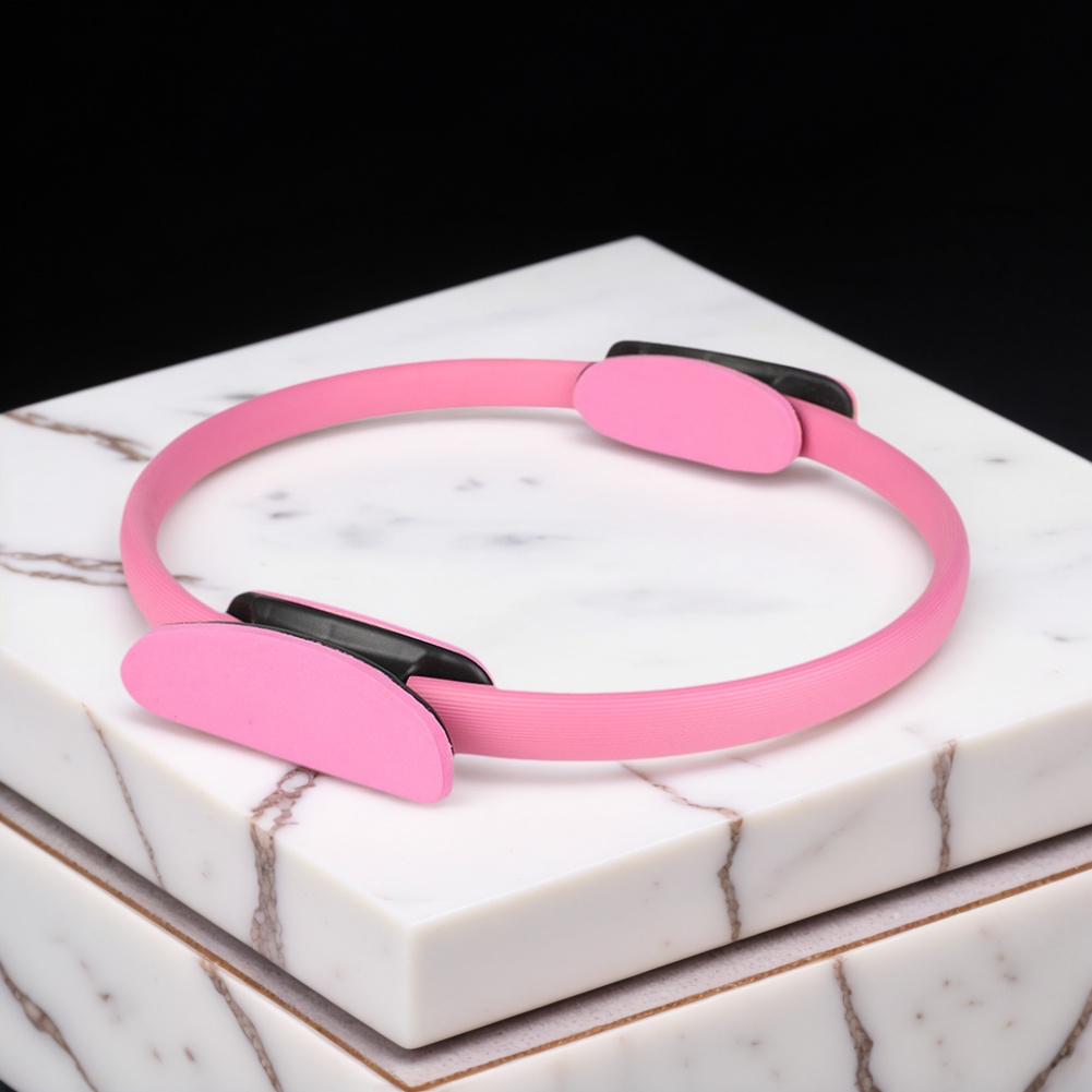 Pilates Yoga Resistance Ring - Pilates Ring Fitnessring met antisliphandgrepen Flexibele