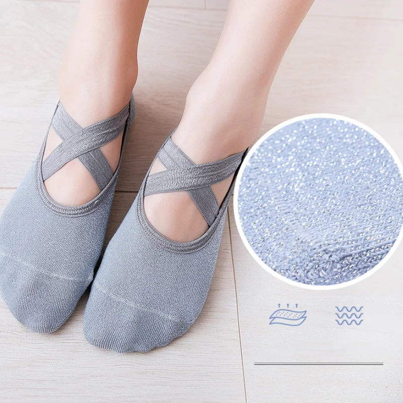 Pilates Yoga Sport - Vrouwen Hoge Kwaliteit Yoga Enkelsokken Antislip