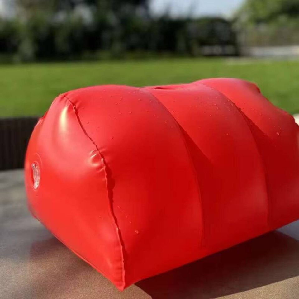 PU-leer opblaasbaar kussen hal - Bolster Cushion Round recensie en prijs