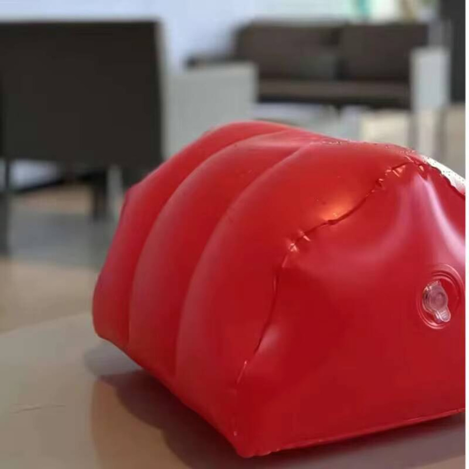 PU-leer opblaasbaar kussen hal - Bolster Cushion Round recensie en prijs