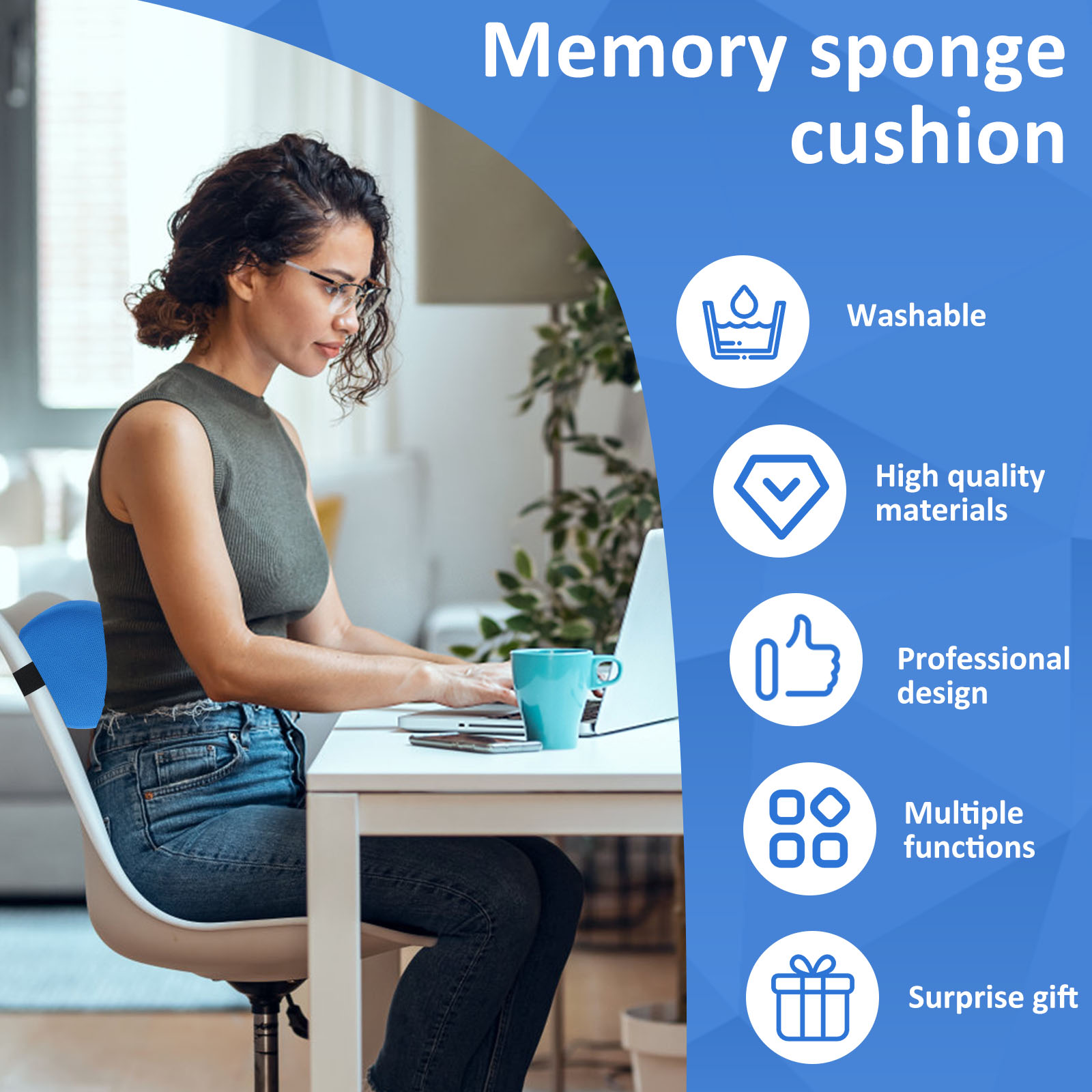 Ronde lendensteunrol Memory Fo - Bolster Cushion Round recensie en prijs