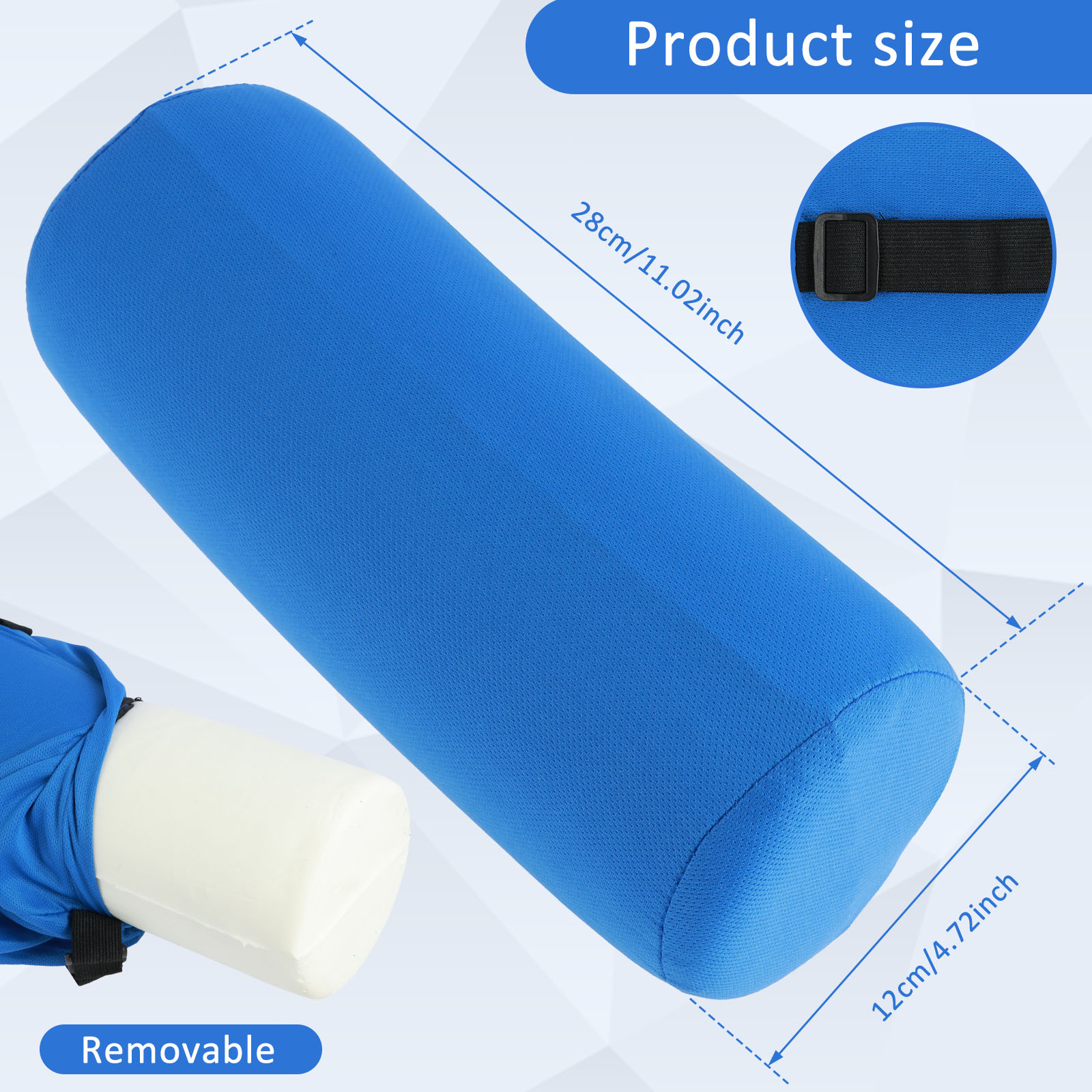 Ronde lendensteunrol Memory Fo - Bolster Cushion Round recensie en prijs