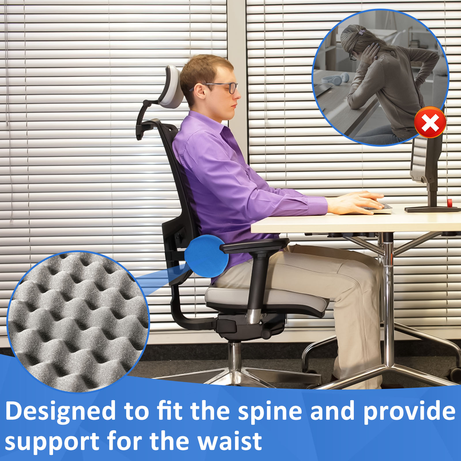 Ronde lendensteunrol Memory Fo - Bolster Cushion Round recensie en prijs