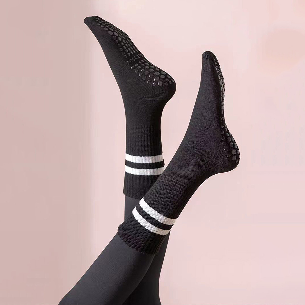 3 paar lange yogasokken met gr - Pilates Yoga And Barre recensie en prijs