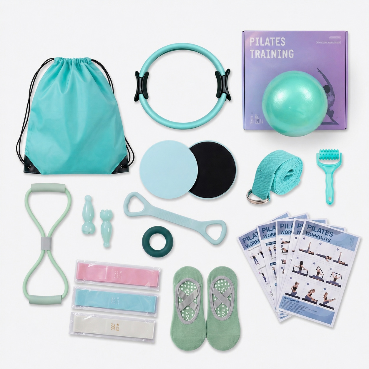 Pilates Ring Set, weerstandstr - Pilates Yoga Resistance Ring recensie en prijs
